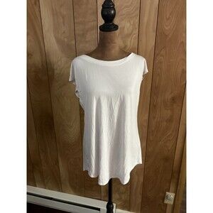 Prismsport Women’s Lightweight Short Sleeve White T-shirt Size Small S